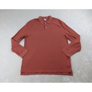 Brooks Brothers Polo Shirt Mens Extra Large Orange Original Sheep Performance